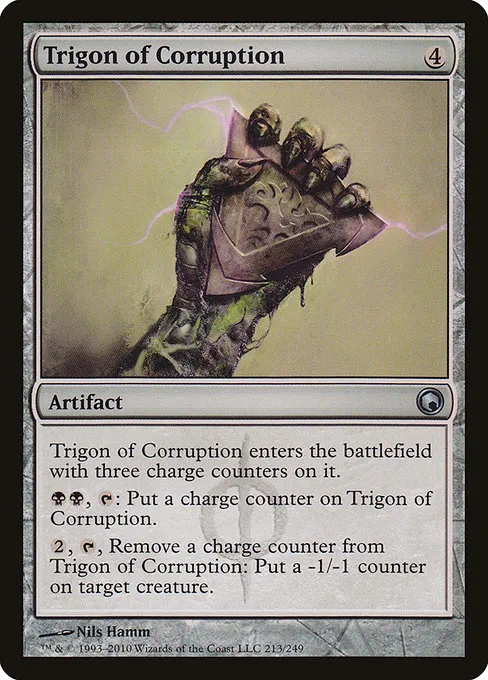 Trigon of Corruption · Scars of Mirrodin 213/249