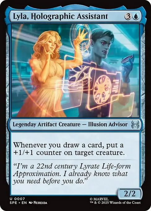 Lyla, Holographic Assistant · Marvel's Spider-Man Eternal 7/26