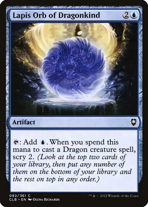 Lapis Orb of Dragonkind · Commander Legends: Battle for Baldur's Gate 82/936