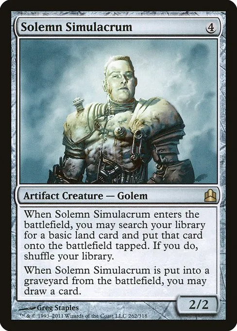 Solemn Simulacrum · Commander 2011 262/318