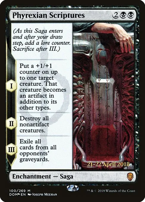 Phyrexian Scriptures · Dominaria Promos 100s/118