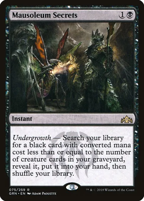Mausoleum Secrets · Guilds of Ravnica 75/273