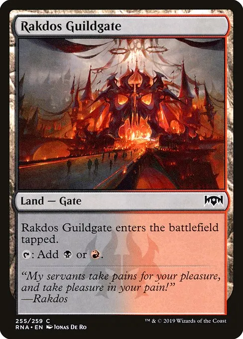 Rakdos Guildgate · Ravnica Allegiance 255/273