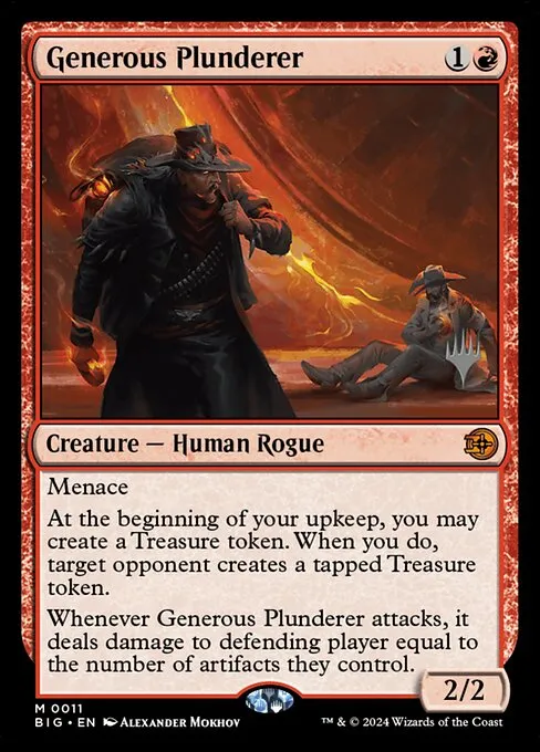Generous Plunderer · The Big Score Promos 11p/14