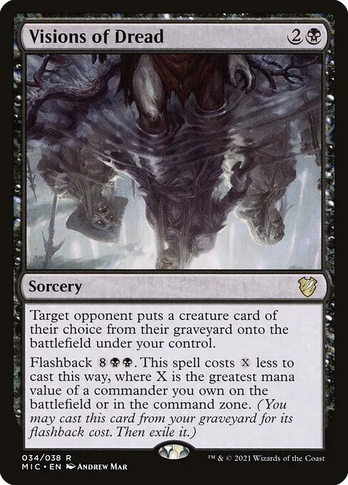 Visions of Dread · Midnight Hunt Commander 34/187