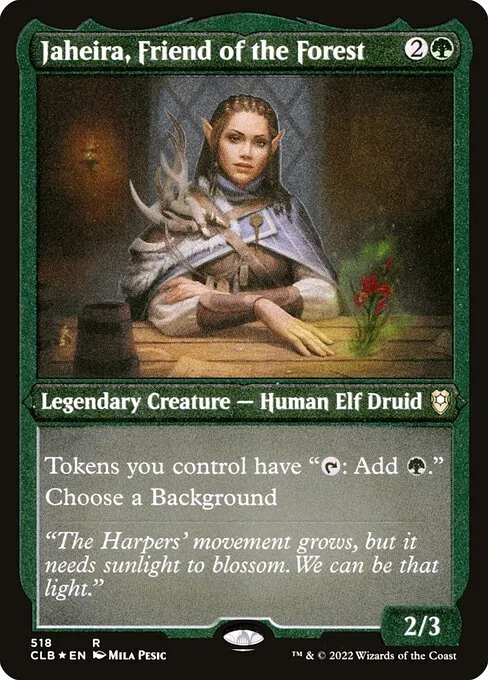 Jaheira, Friend of the Forest · Commander Legends: Battle for Baldur's Gate 518/936