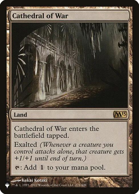 Cathedral of War · The List M13-221/5050