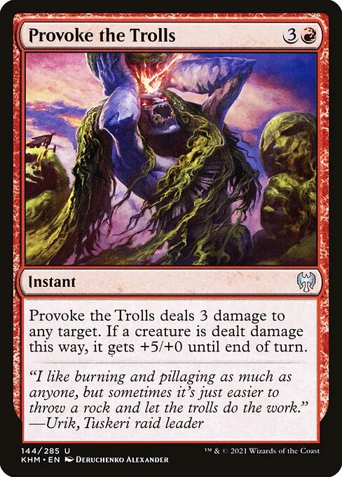 Provoke the Trolls · Kaldheim 144/425