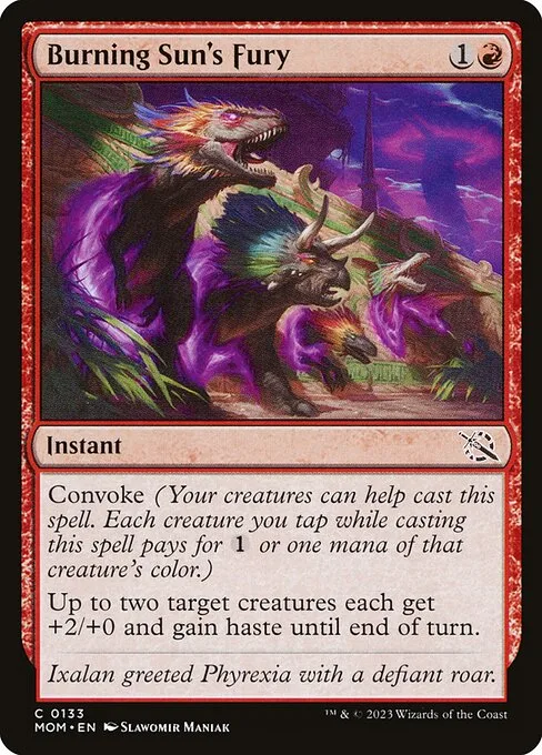 Burning Sun's Fury · March of the Machine 133/387