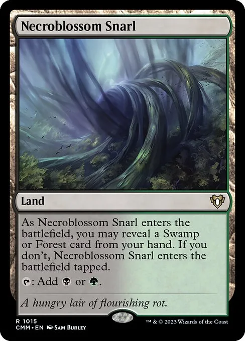 Necroblossom Snarl · Commander Masters 1015/1067
