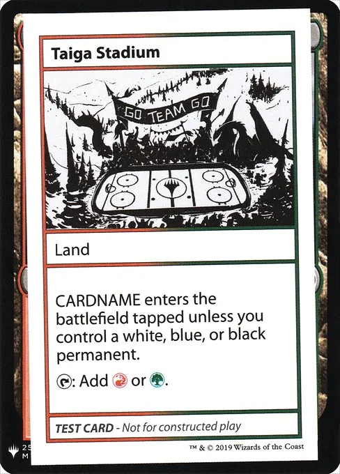 Taiga Stadium · Mystery Booster Playtest Cards 2019 120/121