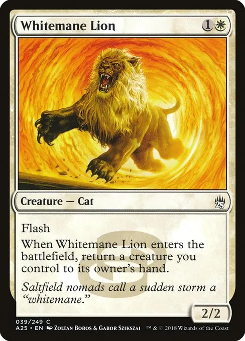 Whitemane Lion · Masters 25 39/249