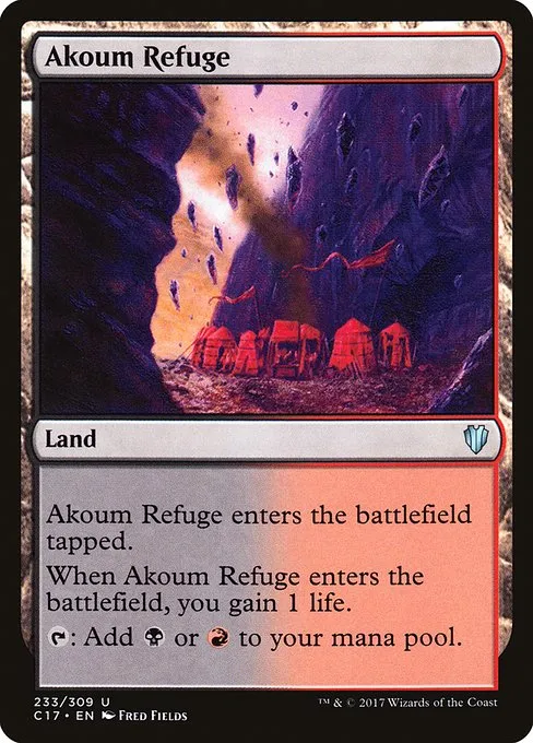 Akoum Refuge · Commander 2017 233/309