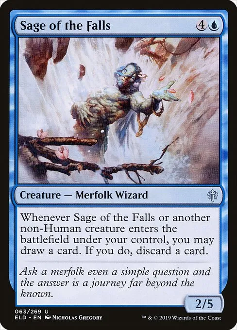 Sage of the Falls · Throne of Eldraine 63/398