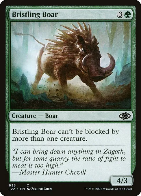 Bristling Boar · Jumpstart 2022 635/835
