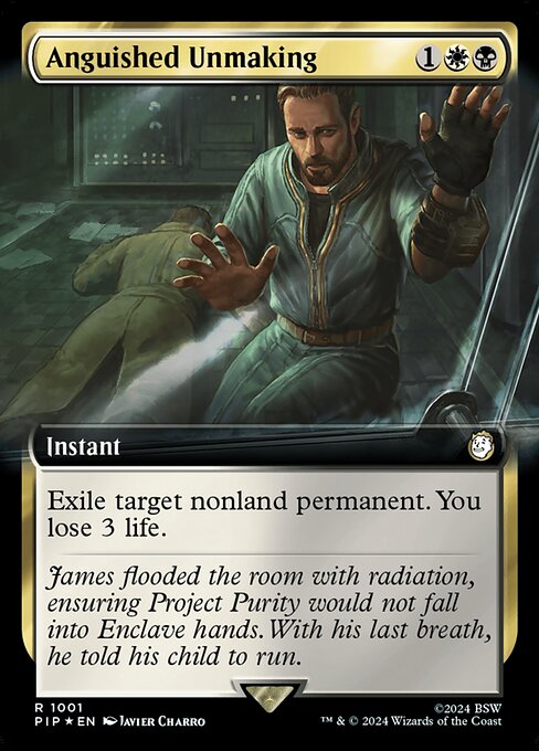 Anguished Unmaking · Fallout 1001/1068