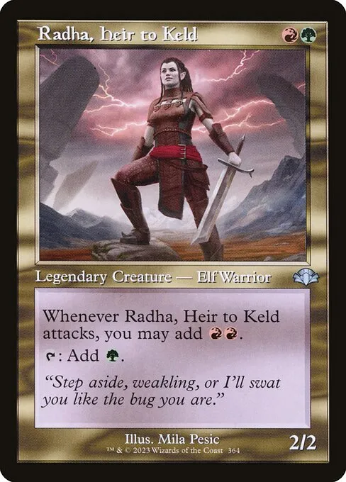 Radha, Heir to Keld · Dominaria Remastered 364/457