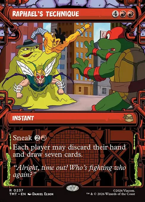 Raphael's Technique · Teenage Mutant Ninja Turtles 237/320