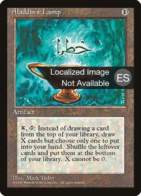 Aladdin's Lamp · Fourth Edition Foreign Black Border 291/378
