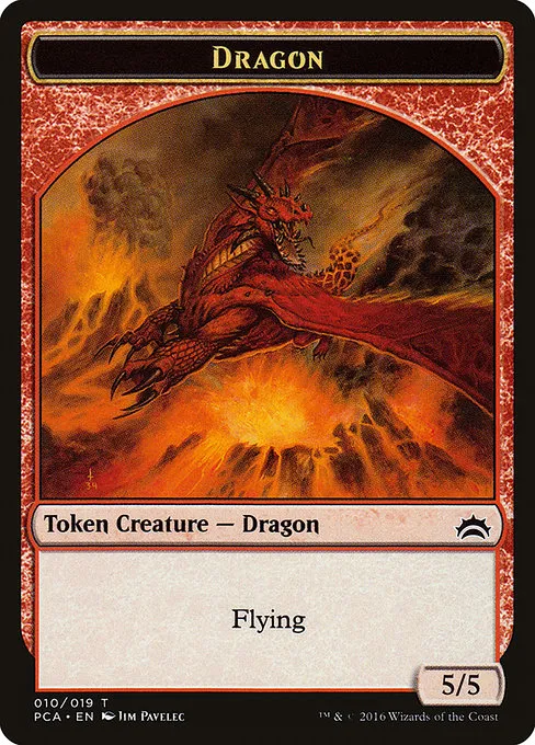 Dragon · Planechase Anthology Tokens 10/19