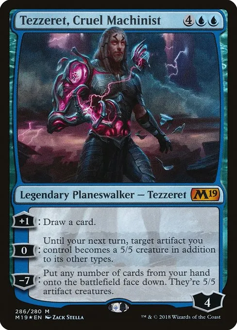 Tezzeret, Cruel Machinist · Core Set 2019 286/314