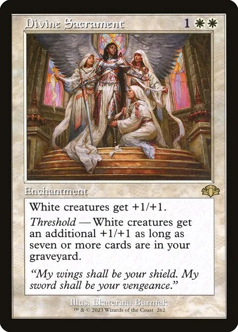 Divine Sacrament · Dominaria Remastered 262/457