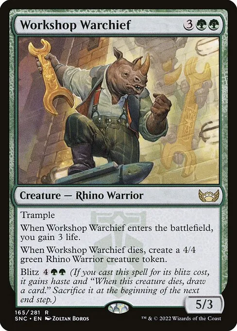 Workshop Warchief · Streets of New Capenna 165/513