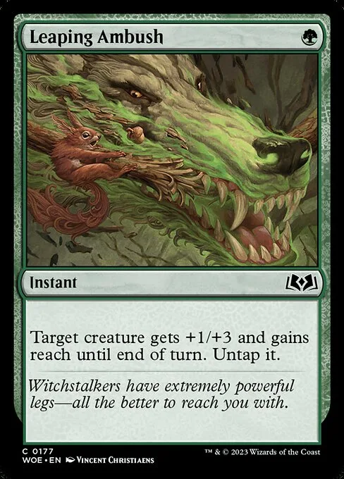 Leaping Ambush · Wilds of Eldraine 177/381
