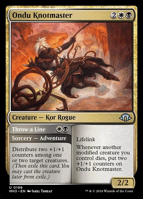 Ondu Knotmaster // Throw a Line · Modern Horizons 3 196/528