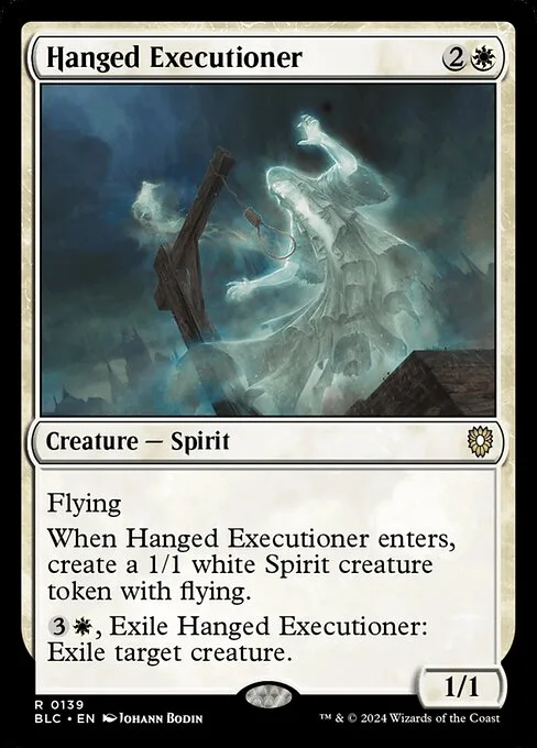 Hanged Executioner · Bloomburrow Commander 139/356