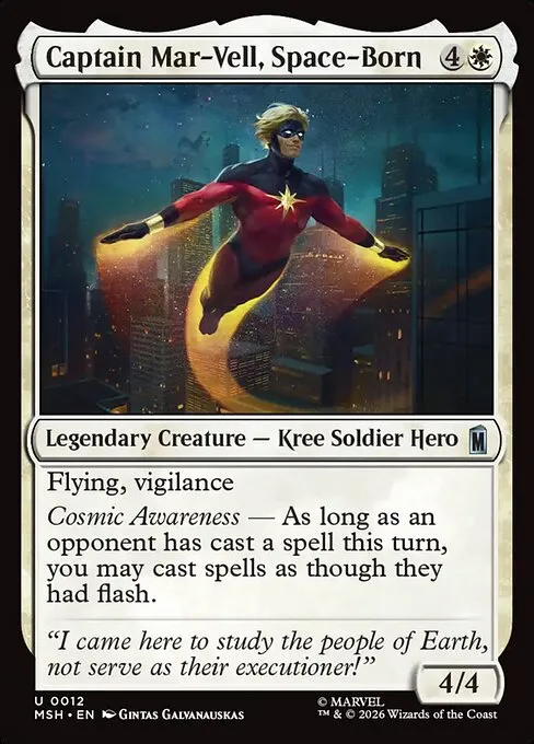 Captain Mar-Vell, Space-Born · Marvel Super Heroes 12/24