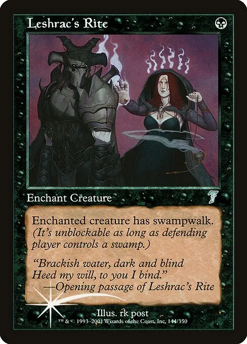 Leshrac's Rite · Seventh Edition 144★/708