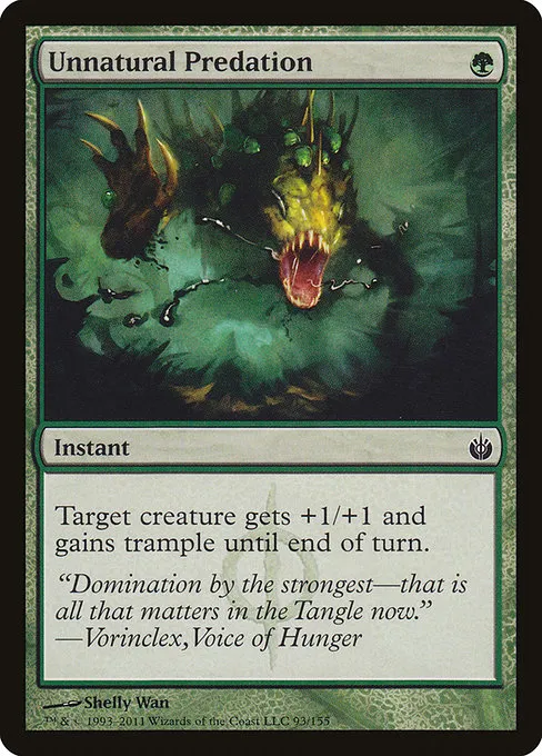 Unnatural Predation · Mirrodin Besieged 93/155