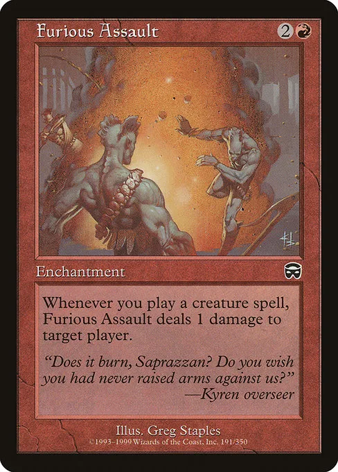 Furious Assault · Mercadian Masques 191/350