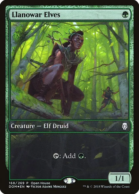 Llanowar Elves · Dominaria Promos 168/118