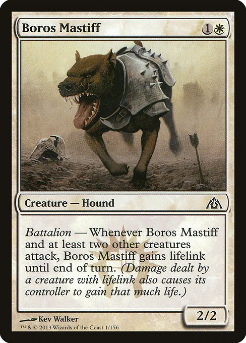 Boros Mastiff · Dragon's Maze 1/156