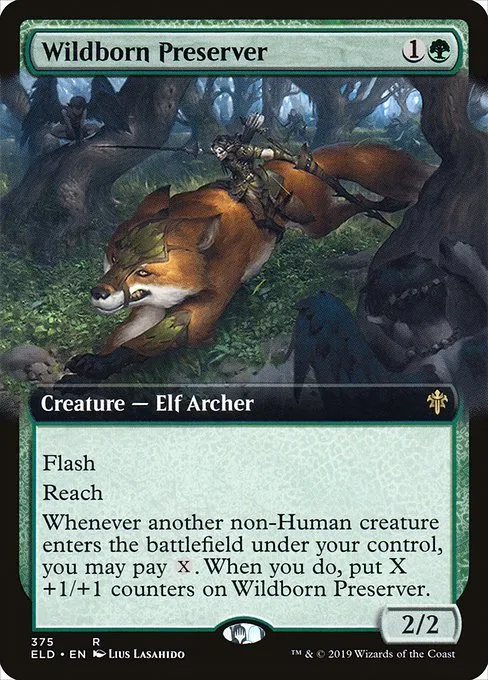 Wildborn Preserver · Throne of Eldraine 375/398