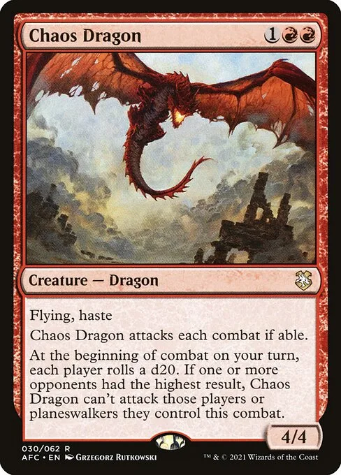 Chaos Dragon · Forgotten Realms Commander 30/331