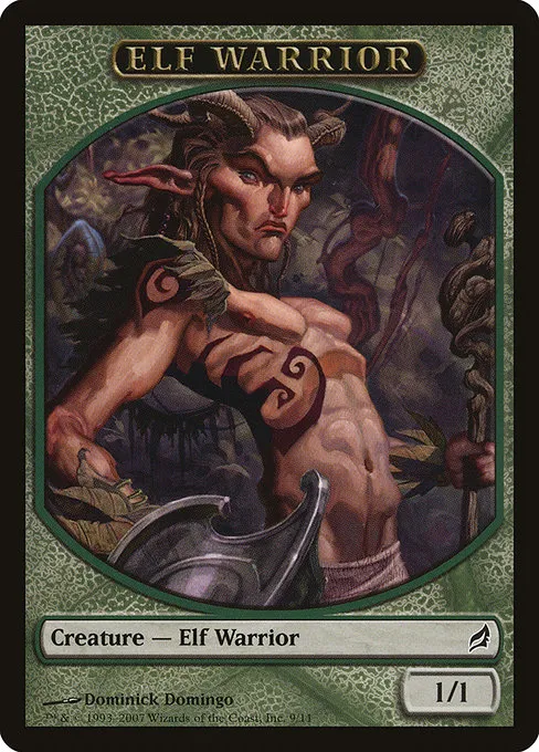 Elf Warrior · Lorwyn Tokens 9/11