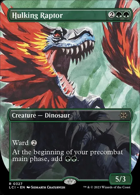 Hulking Raptor · The Lost Caverns of Ixalan 327/416