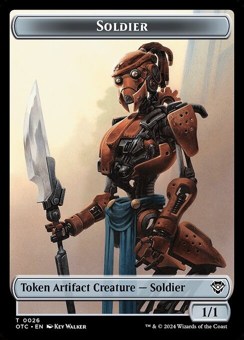 Soldier · Outlaws of Thunder Junction Commander Tokens 26/41