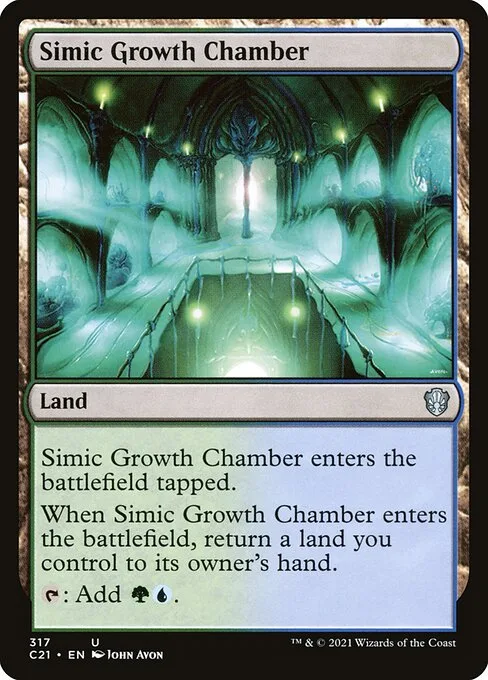 Simic Growth Chamber · Commander 2021 317/409