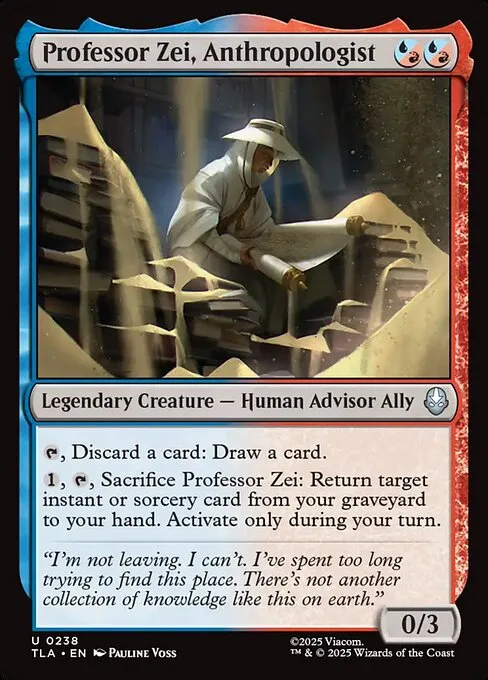 Professor Zei, Anthropologist · Avatar: The Last Airbender 238/394