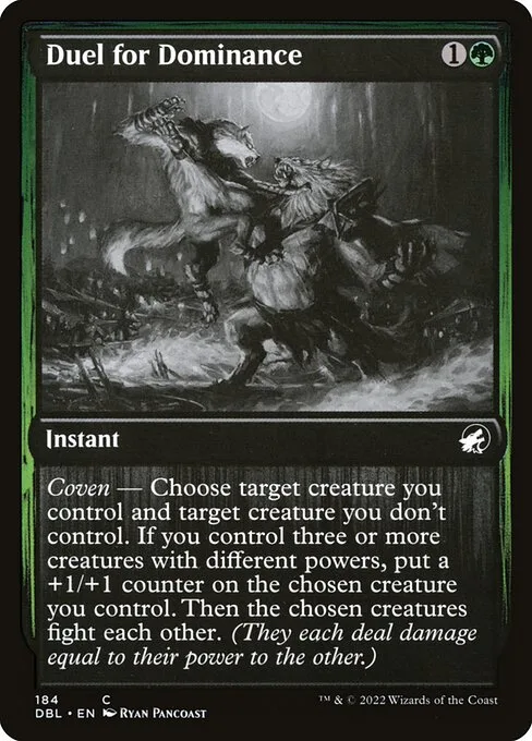 Duel for Dominance · Innistrad: Double Feature 184/535