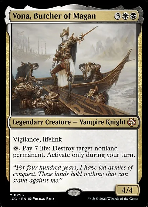 Vona, Butcher of Magan · The Lost Caverns of Ixalan Commander 293/370
