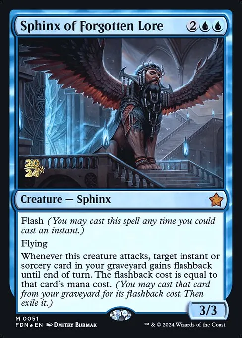 Sphinx of Forgotten Lore · Foundations Promos 51s/106