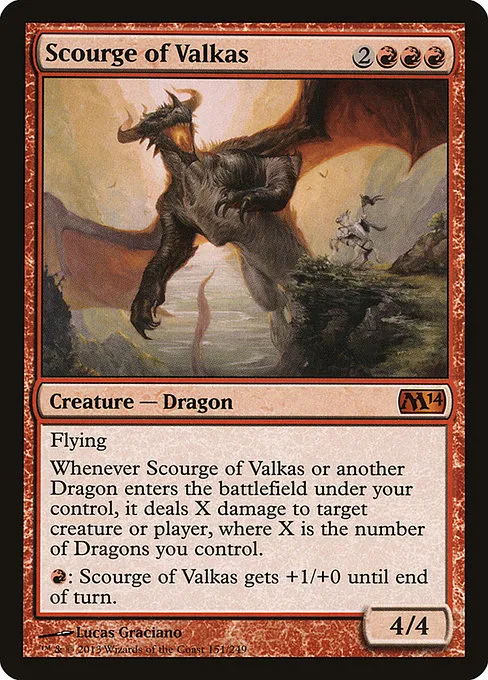 Scourge of Valkas · Magic 2014 151/249