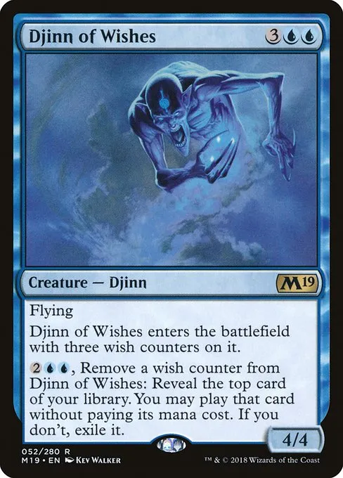 Djinn of Wishes · Core Set 2019 52/314