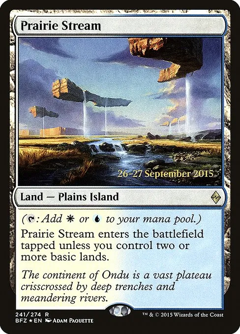 Prairie Stream · Battle for Zendikar Promos 241s/90