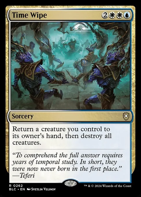 Time Wipe · Bloomburrow Commander 262/356